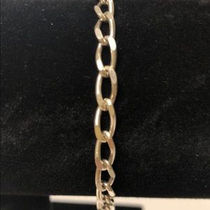 18k White Gold chain bracelet